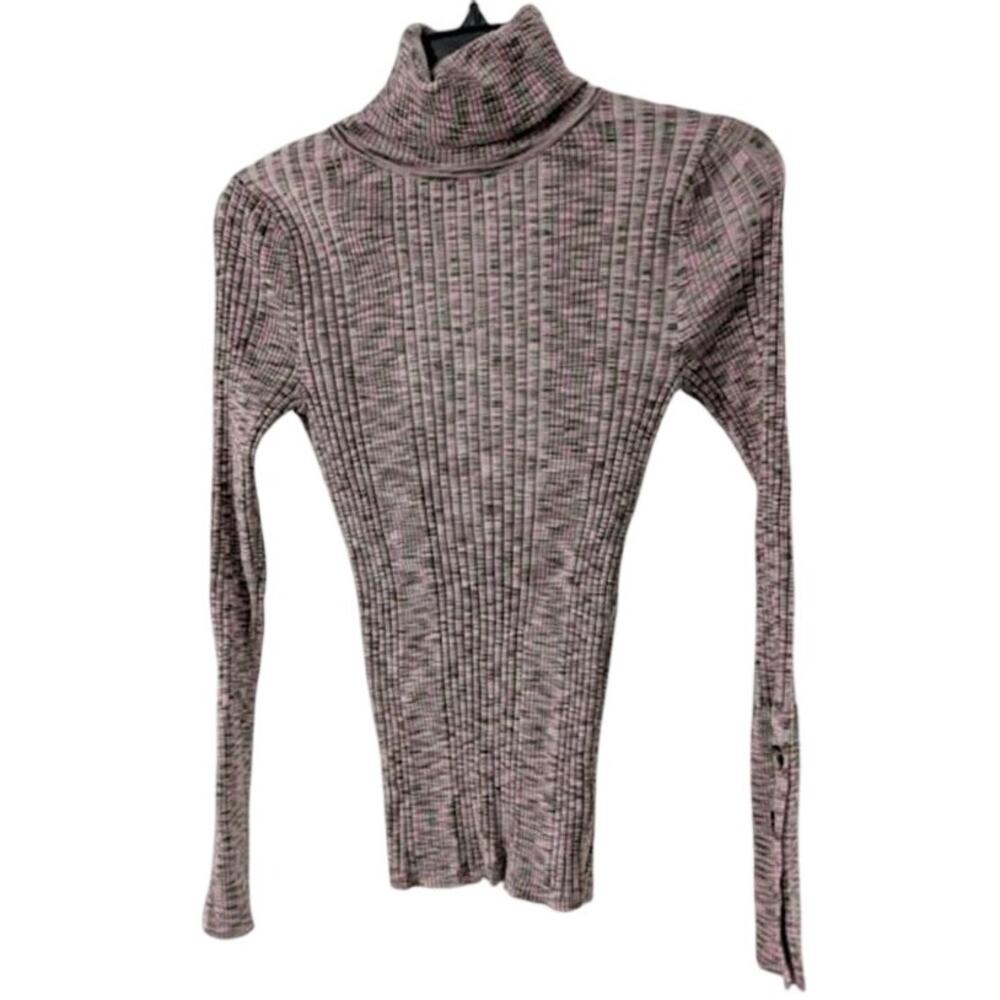 Maeve by Anthropologie Striped Turtleneck Blous, Size XS